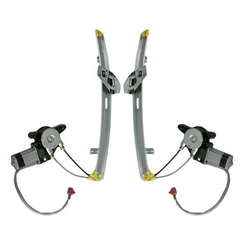 90-93 Accord Pwr Window Reg w/Mtr Rear Pair - HQ