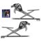 92-95 Honda Civic 4dr Pwr Window Reg w/Mtr Front Pair