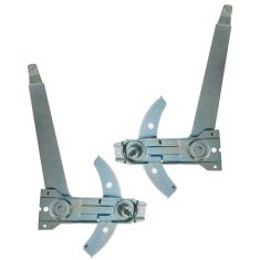 80-91 Ford Pickup Bronco Manual Wndw Reg Frt Pair