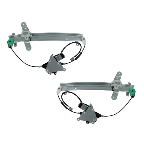 Window Regulator Power & Motor Assembly - Rear Right For Ford Crown Vic & Mercury Grand Marquis (1992-2011) Voltage Regulators For Ford Crown Victoria