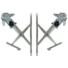 93-98 Jeep Grand Cherokee Pwr Wdw Reg w/o Motor Front Pair