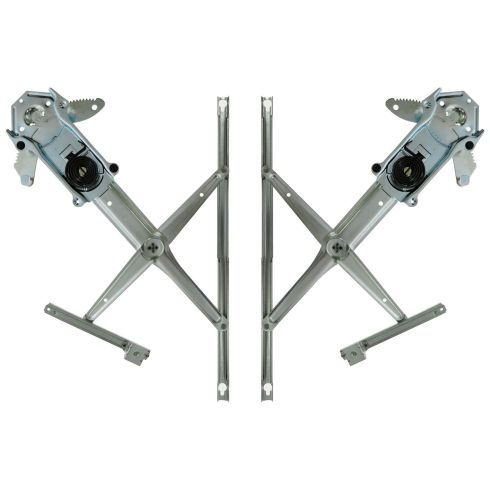 93-98 Jeep Grand Cherokee Pwr Wdw Reg w/o Motor Front Pair