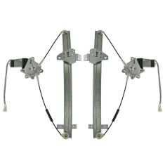 91-98 Suzuki Sidekick 4dr Power Window Regulator w/Mtr Front Pair