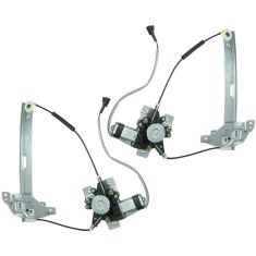 00-05 Chevy Impala Power Window Regulator With Motor Rear Pair