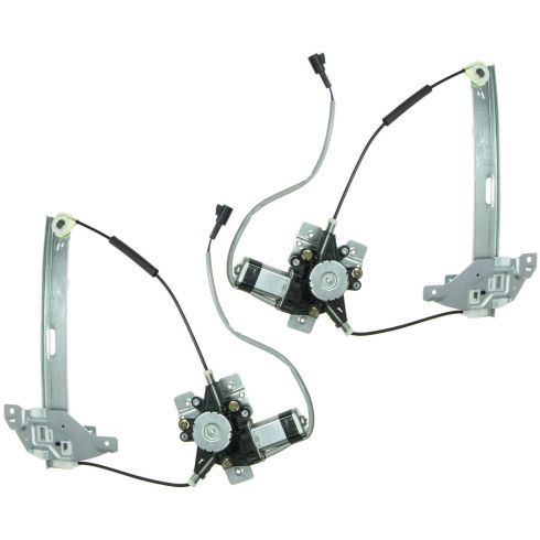 00-05 Chevy Impala Power Window Regulator With Motor Rear Pair
