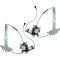 00-05 Chevy Impala Power Window Regulator With Motor Rear Pair