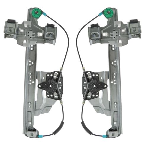 00-05 Cadillac Deville Power Window Regulator w/o Motor Rear Pair