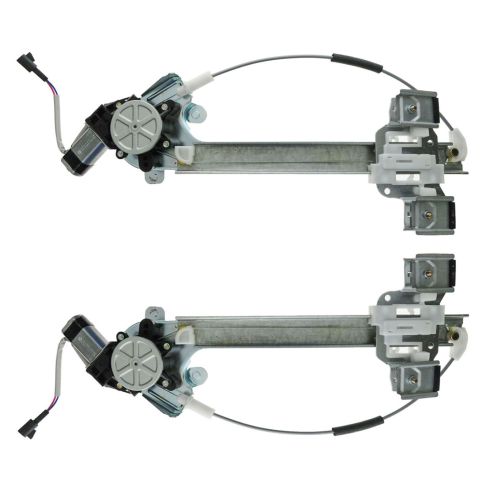 00-05 Buick Lesabre Window Reg w/Mtr Pair