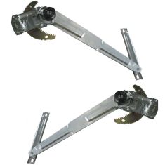 89-95 Toyota Pickup 4Runner Window Regulator Manual Pair (with vent window)