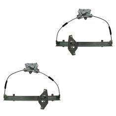 00-06 Hyundai Accent 3dr Pwr Wdw Reg w/o Mtr Pair