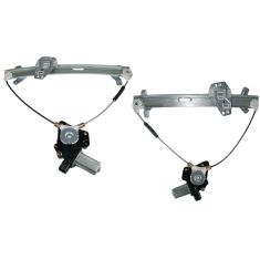 2003-07 Honda Accord 2dr Pwr Wdw Reg w/Motor PAIR