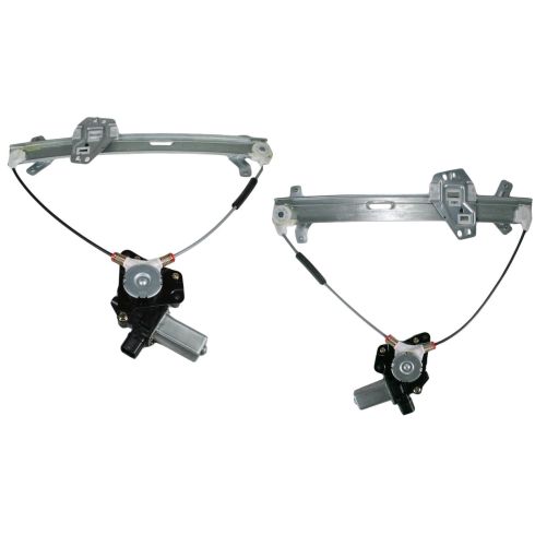 2003-07 Honda Accord 2dr Pwr Wdw Reg w/Motor PAIR