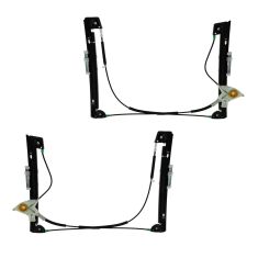 (6/05)-08 Mini Cooper Power Window Regulator w/o Motor PAIR