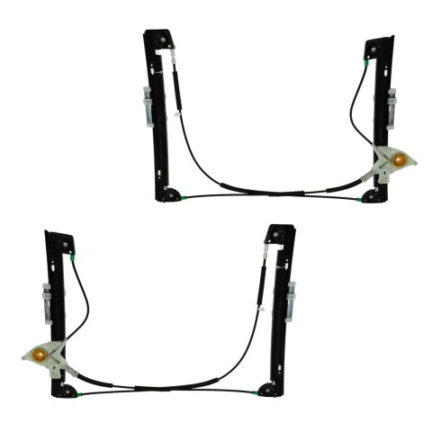 (6/05)-08 Mini Cooper Power Window Regulator w/o Motor PAIR