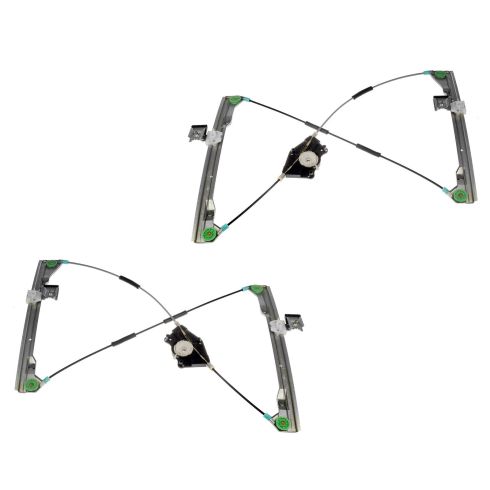 98-10 VW Beetle Power Window Regulator w/o Motor Front PAIR