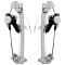 92-95 Mazda 929 Pwr Window Reg w/Mtr PAIR