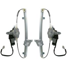 88-95 Nissan Pathfinder Pwr Wdw Reg w/Mtr PAIR