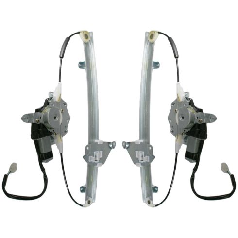 88-95 Nissan Pathfinder Pwr Wdw Reg w/Mtr PAIR
