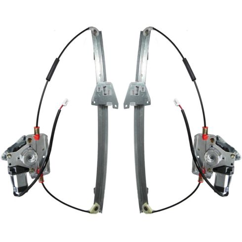 00-06 Mazda MPV Van Pwr Wdw Regulator w/Motor PAIR