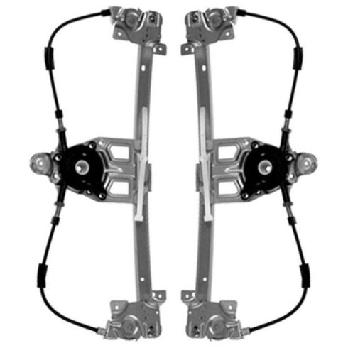 1992-99 Mercedes 300 400 500 600 S Class Window Regulator w/o Motor PAIR