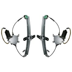 98-09 Lincoln Town Car Window Power Window Reg w/Motor PAIR