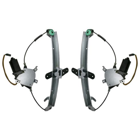 98-09 Lincoln Town Car Window Power Window Reg w/Motor PAIR