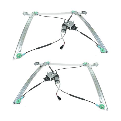04-07 Dodge Chrysler Mini Van Power Window Regulator w/Motor PAIR