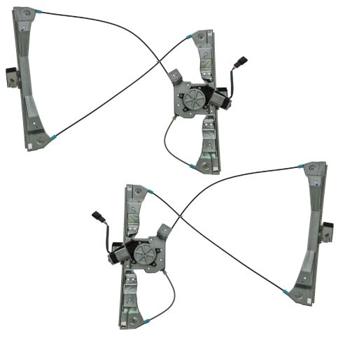 05-09 Cobalt 07-09 G5 06 Pursuit 2dr Pwr Wdw Reg w/Motor PAIR