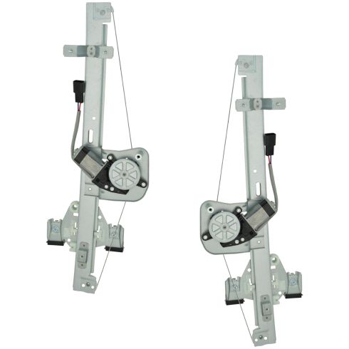 07-09 Silverado Sierra Ext Cab Pwr Wdw Reg w/Motor PAIR