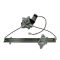 02-03 (thru 10/1/02)  Mitsubishi Lancer (exc Evo) Front Door Power Window Regulator w/Motor PAIR