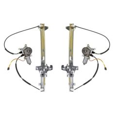 1992-09 Ford Econoline Van Pwr Wdw Reg w/Motor PAIR