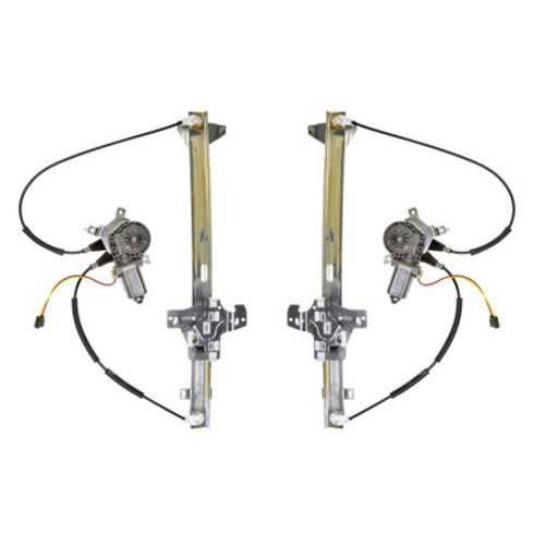 1992-09 Ford Econoline Van Pwr Wdw Reg w/Motor PAIR