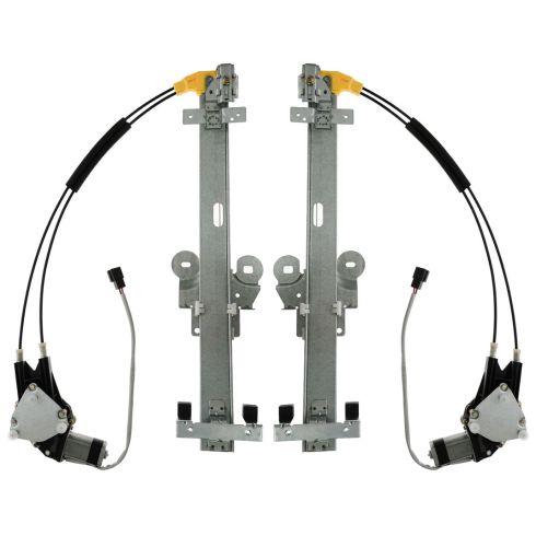 91-95 Chrysler Mini Van Pwr Wdw Reg w/Motor PAIR