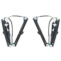 02-08 BMW 7 Series Power Window Regulator w/o Motor PAIR
