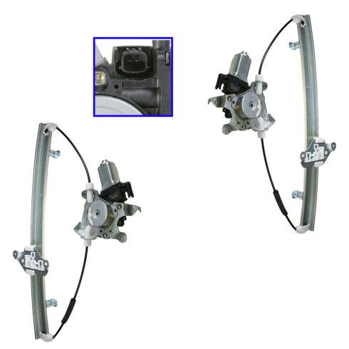 05-11 Frontier 05-11 Pathfinder Xterra 4.0L Pwr Wdw Reg w/Mtr PAIR