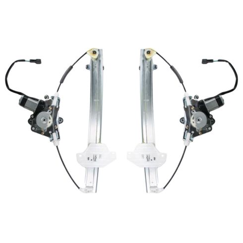 2000-06 Hyundai Accent 4dr Pwr Wdw Reg w/Motor PAIR