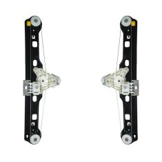 2001-04 Mercedes W203 C Class Power Window Regulator w/o Motor PAIR