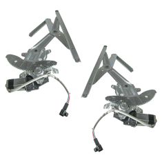 98-02 Toyota Corolla, Chevy Prizm 4 Door Pwr Wdw Regulator w/Motor PAIR