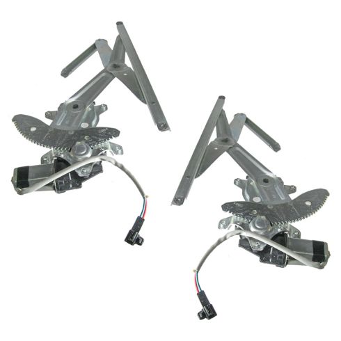 98-02 Toyota Corolla, Chevy Prizm 4 Door Pwr Wdw Regulator w/Motor PAIR