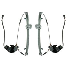 1999-02 Honda Odyssey Pwr Wdw Reg w/Motor PAIR