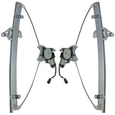 99-02 Nissan Quest Pwr Wdw Reg w/Motor PAIR