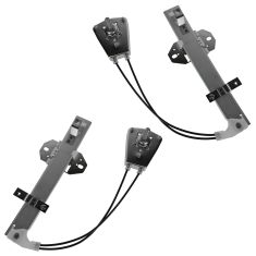 92-95 Honda Civic Sedan Manual Window Regulator PAIR