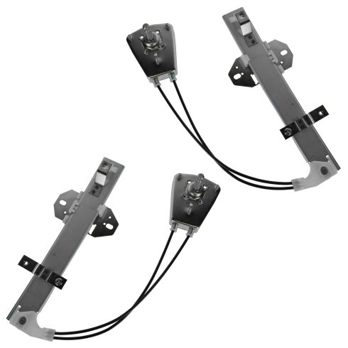 92-95 Honda Civic Sedan Manual Window Regulator PAIR