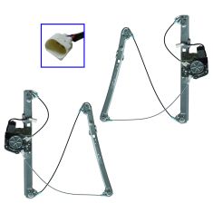00-06 BMW X5 Power Window Regulator w/Motor PAIR