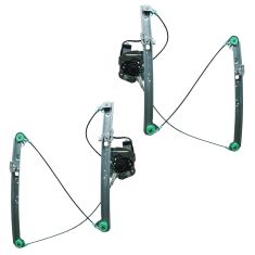 00-06 BMW X5 Power Window Regulator w/Motor PAIR