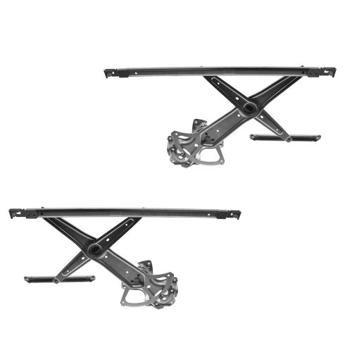 2007-11 Toyota Camry; Camry Hybrid (US Built) Power Window Regulator w/o Motor Front PAIR