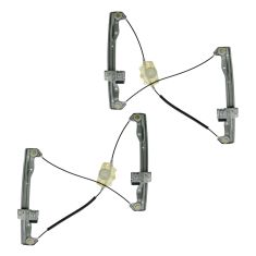 2006-11 Fusion, Milan, Mkz Power Window Regulator w/o Motor Front PAIR