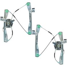 2005-10 Pontiac G6 Sedan Power Window Regulator w/Motor Front PAIR