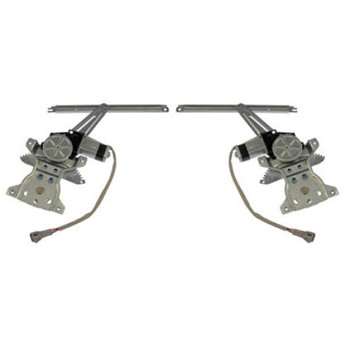 96-00 Toyota Rav4 Power Window Regulator w/Motor REAR PAIR