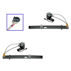 02-06 (thru 1/18/06) Jeep Liberty Power Window Regulator w/Motor REAR PAIR